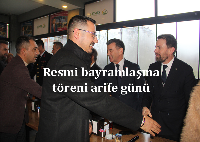 Bayramlaşma töreni salı günü