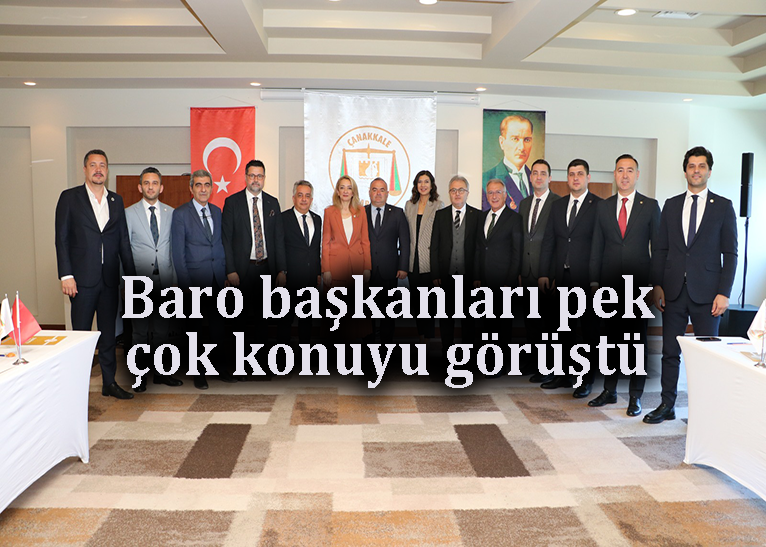 Baro başkanlarından bölgesel işbirliği kararı
