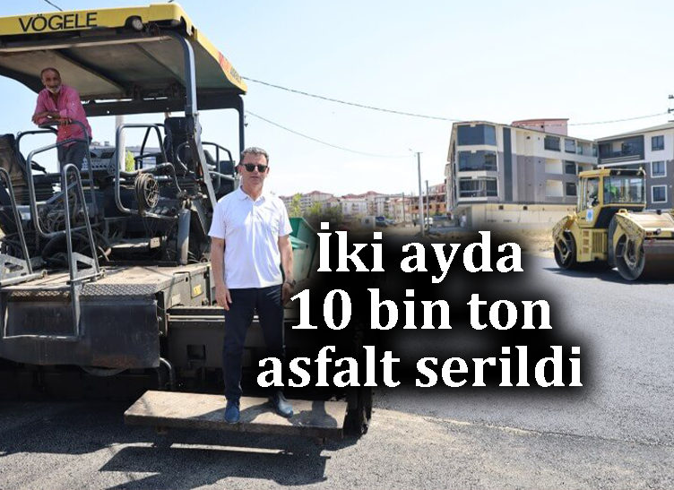 Asfalt çalışmaları devam ediyor