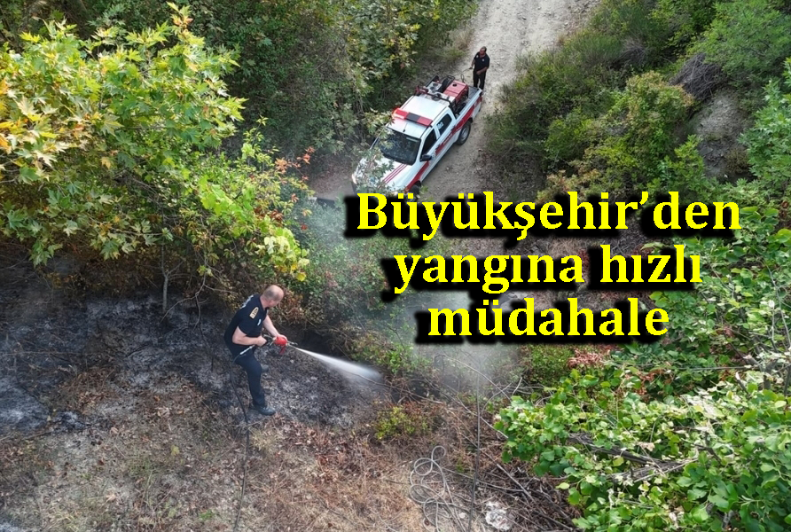 Üç saatte sndürüldü