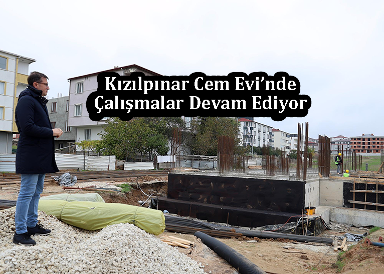Kızılpınar Cem Evi İnşaatı Yükseliyor